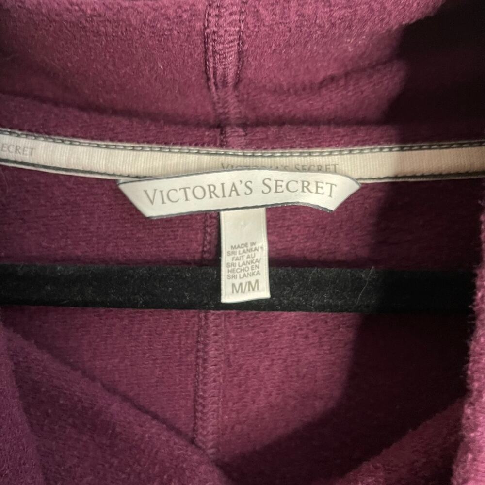 Victoria’s Secret VSX Angel Burgundy Cowl Neck Pullover Sweatshirt - Picture 4 of 8